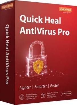 Quick Heal Anti-virus 10 User 1 Year